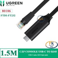 Cáp USB-C console điều khiển wifi Cisco Tenda TP-Link 1.5 mét Ugreen 80186