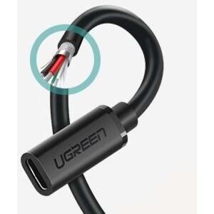 Cáp USB-C nối dài 50cm Ugreen 40574