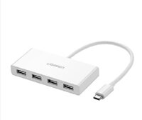 Cáp USB-C To 4 Cổng USB 3.0 Ugreen 40379 - Hàng Chính Hãng