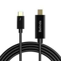 Cáp USB-C to Mini DisplayPort - Cáp chuyển USB C sang Mini DisplayPort - Cáp USB TYPE-C ra Mini DisplayPort Belinda 4K 60HZ