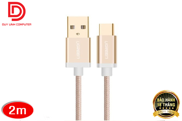 Cáp USB-C to USB 2.0 Ugreen 20862 - 2m