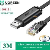 Cáp USB console điều khiển wifi Cisco Tenda TP-Link 3 mét Ugreen 60813
