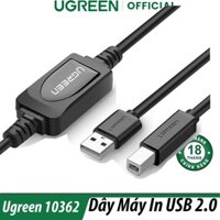 Cáp USB máy in 10m, 15m có IC khuếch đại Ugreen chính hãng