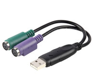 Cáp USB ra PS2 chuột, PS2 bàn phím