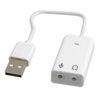 Cáp USB sang loa và míc cho Androi tv máy tính [bonus]