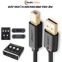 Cáp USB Sound Card thu âm xịn mạ vàng dài 1.5m 3m 5m 10m - bảo hành 1 năm, dây USB DAC Sound card