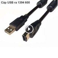 Cáp USB to 1394a Firewire 600 1.5M, cáp usb phụ kiện điện tử