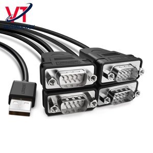 Cáp USB to 4 rs232 Ugreen 30770