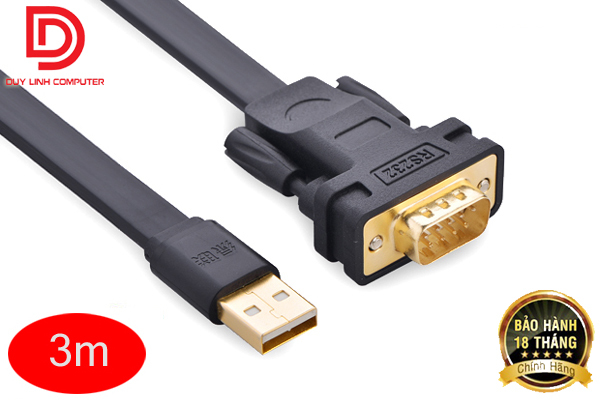 Cáp USB to COM Ugreen CR107 20221 3m