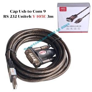 Cáp USB to Com,RS232 3M Unitek Y-105E