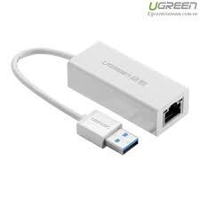 Cáp USB to Lan 2.0 cho Macbook, pc, laptop Ugreen 20253 - hỗ trợ Ethernet 10/100 Mbps