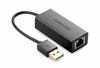Cáp USB to Lan 2.0 cho Macbook, pc, laptop hỗ trợ Ethernet 10/100 Mbps Ugreen 20254 cao cấp