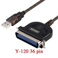Cáp USB to LPT IEEE 1284 1.5M Unitek Y-120