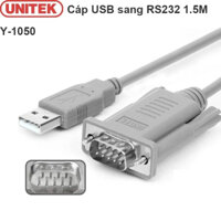 CÁP USB TO RS232 1.5M UNITEK Y-1050 Y-105 Y-105A Y-105D Y-109