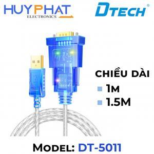 Cáp USB to RS232 FTDI chip dài 1.2M Dtech DT-5011