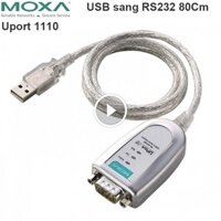 Cáp USB to serial port RS232 DB9 Moxa Uport 1110 80Cm