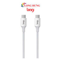 Cáp USB Type-C 3.1 to USB Type-C Bagi 1m PD-C100 - Hàng chính hãng - trắng