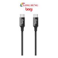 Cáp USB Type-C 3.1 to USB Type-C Bagi 1m PD-C100 - Hàng chính hãng - Đen