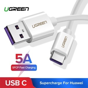 Cáp USB Type C 5A Super Charger Dài 1M Ugreen 40888