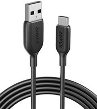 “Cáp USB Type C Anker Powerline III USB-A sang USB-C (10 ft), Sạc nhanh, tương thích với Samsung Galaxy S10 S9 Plus S8 Plus, LG V20 G7 G6 G5, Sony XZ, v.v.”