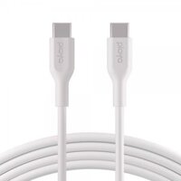 Cáp USB Type C – C, 2 mét, vỏ nhựa PVC, công suất 60w Belkin Playa (màu trắng)