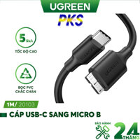 Cáp USB type C sang Micro B dài 1m UGREEN US312 20103 tốc độ truyền dữ liệu nhanh