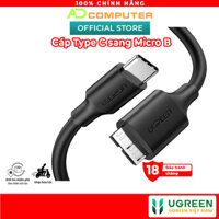 Cáp USB type C sang Micro B tốc độ truyền dữ liệu nhanh dài 1m UGREEN US312 20103