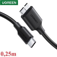 Cáp USB Type-C sang USB Micro B dài 0,25M tốc độ 5Bbps Ugreen 90995 cao cấp