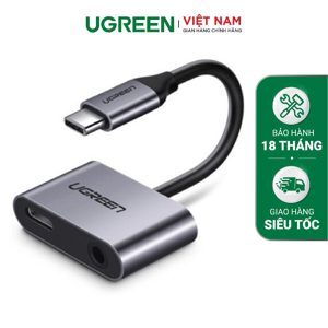 Cáp USB Type-C to 1 cổng audio 3.5 Ugreen 50596