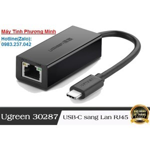 Cáp USB Type C to Lan Ugreen 30287