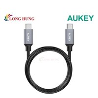 Cáp USB Type-C to Type-C Aukey 1m CB-CD5 - Hàng chính hãng - Cổng Type-C to Type-C tiện lợi Độ dài 1m Dòng điện ổn định