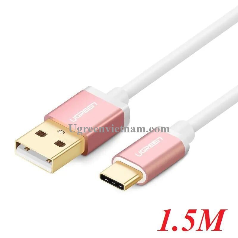 Cáp USB Type C to USB 2.0 vỏ nhôm Ugreen 30509 1.5m
