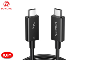 Cáp USB Type-C to USB Type-C Thunderbolt 4 dài 0.8m Ugreen 30389W