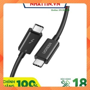 Cáp USB Type-C to USB Type-C Thunderbolt 4 dài 0.8m Ugreen 30389W