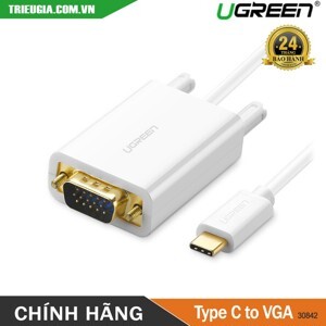 Cáp USB Type-C to VGA Ugreen 30842 - 1,5m