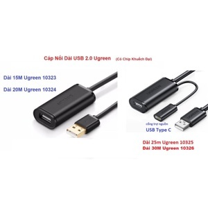 Cáp USB Ugreen 10324 20m