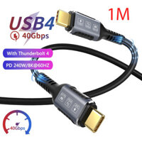 Cáp USB4 8K 40Gb PD240W dài 1M