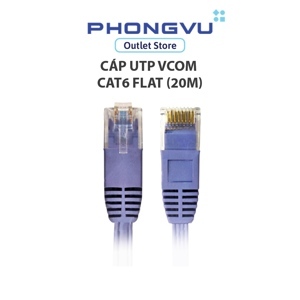 Cáp UTP Vcom Cat6 flat (20m)