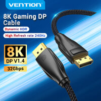 Cáp Vention DisplayPort 1.4 8K 60Hz 4K HDR Cổng hiển thị Cáp Video cho màn hình HDTV Màn hình PC Laptop