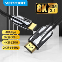 Cáp Vention HDMI 2.1 8K / 60Hz 4K / 120Hz 48Gbps Cáp Kỹ Thuật Số HDMI Bộ Chia Cho Xiaomi TV Box HDR10 + PS5 Cáp Chuyển Đổi HDMI 2.1