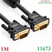 Cáp VGA 3+6C dài 1M cho Màn Hình, Máy Chiếu Chính Hãng Ugreen 11673 Cao Cấp