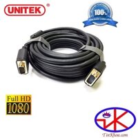 Cáp Vga 5m UNITEK YC505G chính hãng, Cáp kết nối màn hình với máy tính