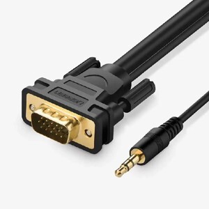 Cáp vga + audio 3 m chính hãng Ugreen 11627