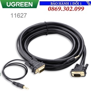 Cáp vga + audio 3 m chính hãng Ugreen 11627