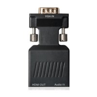 Cáp VGA To HDMI Adapter Với Bộ Chuyển Đổi Âm Thanh Cáp 1080P Cho HDTV Màn Hình Máy Chiếu