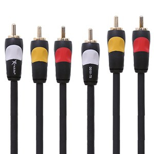 Cáp video 3RCA Xmobile DS151-TB 2m