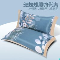 Cặp Vỏ Bọc Gối Đơn Bốn Mùa Bằng Lụa Lạnh Mát Mẻ Kích Thước 48x74 Kích Thước 40X60