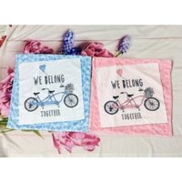 Cặp vỏ gối 45-45cm Xe đạp đôi
