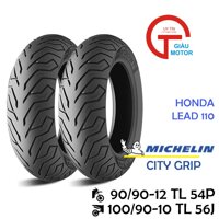 CẶP VỎ XE HONDA LEAD 110 HÃNG MICHELIN SIZE 90/90-12 VÀ 100/90-10 GAI CITY GRIP