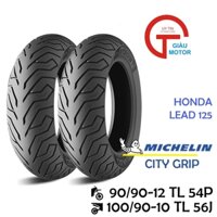 Cặp Vỏ Xe Honda Lead 125 Chính Hãng Michelin Size 90/90 - 12 Và 100/90 - 10 City Grip